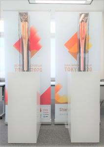 東京2020オリンピック聖火リレートーチの展示についての紹介