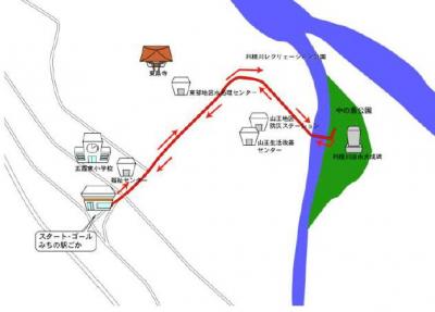 こぶしの花コース（五霞町　往復型　・　公園）