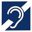 聴覚障害者を表示する国際シンボルマーク