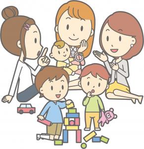 イラスト 子育てサークル