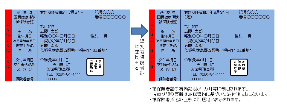 証 健康 名称 保険