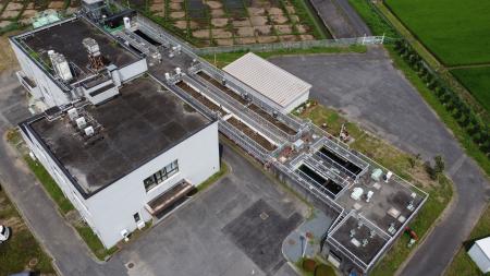五霞町環境浄化センター(2)(上空)