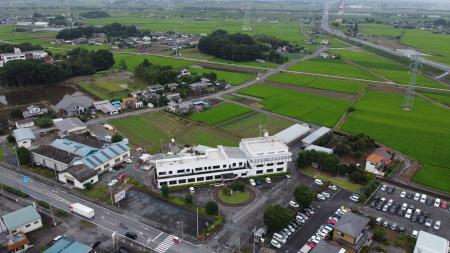 五霞町役場(2)(上空）