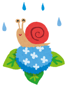 イラスト　かたつむり