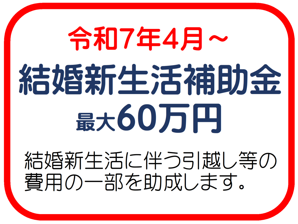 結婚新生活補助金