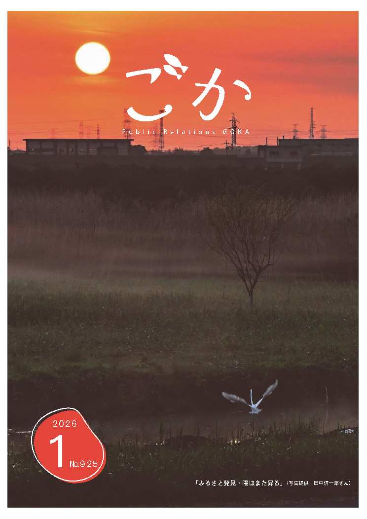 広報ごか1月号表紙