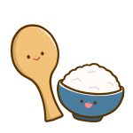 ごはんとしゃもじ