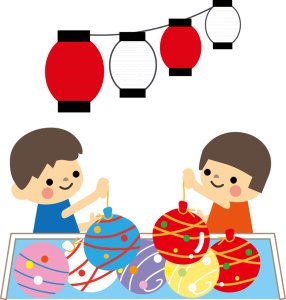 イラスト　ヨーヨー