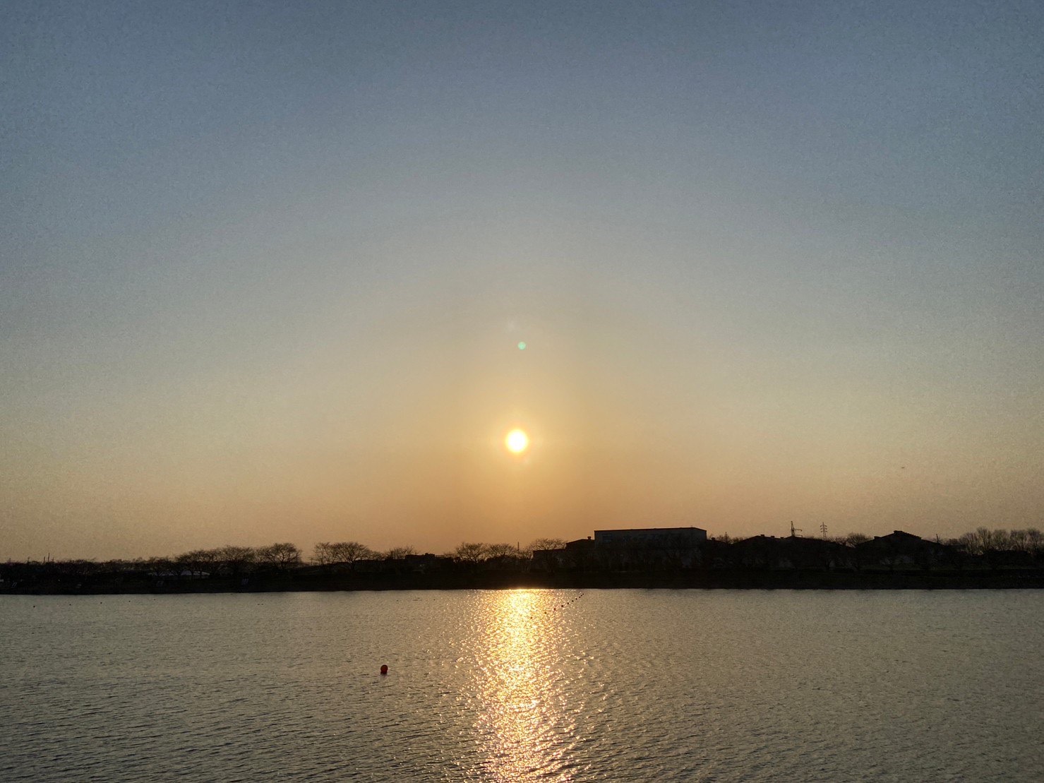 2023行幸湖夕日